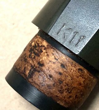 Exc,  Rare Orig K11 Facing Woodwind Co.  Ny Steel Ebonite Clarinet Mouthpiece
