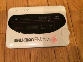 Vintage Rare Sony Walkman Wm - F38 / F68 Am/fm Stereo Cassette Player