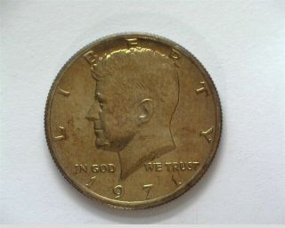 1971 Kennedy 50 Cents Gem,  Uncirculated Very Rare In Gem,