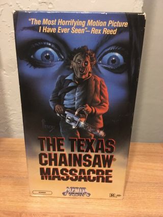 The Texas Chainsaw Massacre Vhs Media Horror Gore Slasher Rare