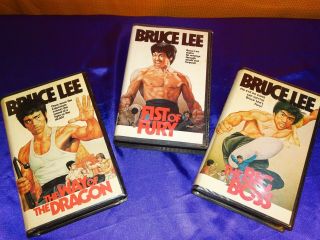 Bruce Lee.  Rare Betamax.  The Way Of The Dragon,  Fist Of Fury,  The Big Boss.