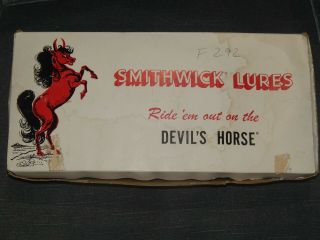 VINTAGE 70 ' S NOS Smithwick Devils Horse F - 292 Bass from Dealer Box 3