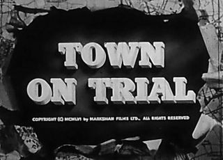 Vintage 16mm Film TOWN ON TRIAL Thriller John Miles Charles Coburn,  1957 RARE 2
