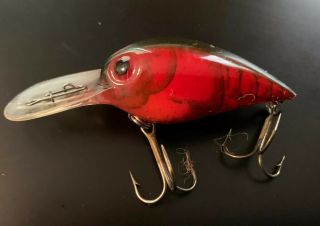 Vintage Storm Wiggle Wart Pre Rapala Crankbaits V209 Red Crawfish Very Rare