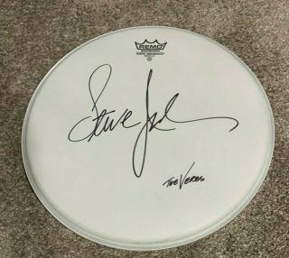 Steve Jordan Signed Drum Head Remo 14 " Rare Autograph 2006 John Mayer