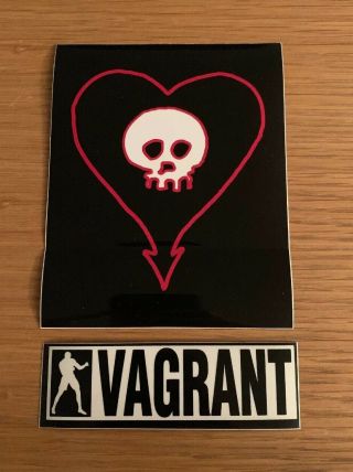 Alkaline Trio Sticker Good Mourning Vagrant Records Sticker Punk Rare Promo Emo