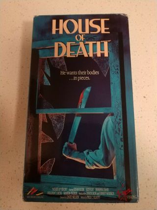 House Of Death (1981) Vhs - Rare - Oop - Horror - Slasher - Plays Great