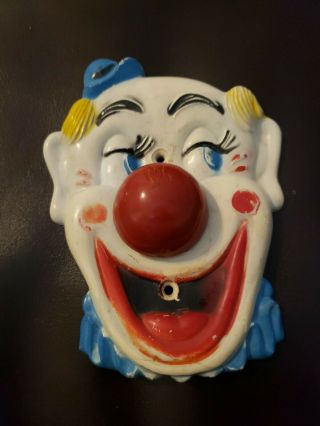 Vintage Flick - O The Clown Light Switch Plate Cover Funhouse Horror Odd 6”