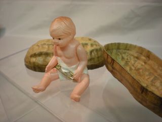 Vintage 3.  5 " Celluloid Baby Doll Made In Japan