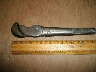 T752 Antique Reed Mfg Co.  Self Adjusting Wrench Patented 1897