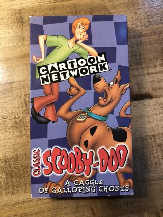 Rare Oop Unrated Scooby Doo A Gaggle Of Galloping Ghosts Vhs Video Hanna Barbera