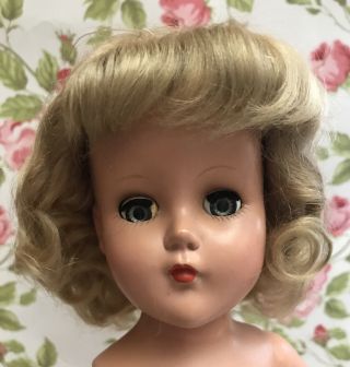 Vintage Wig Mohair For 14” Doll,  Wig Size 8 - 9”