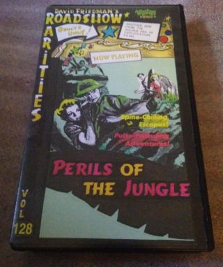 Perils Of The Jungle Something Weird Vhs (- Rare Mail Order) Hard To Find