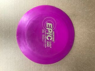 Rare Aerobie Epic Ultra Long Range Driver (purple) 8.  5/10 No Ink