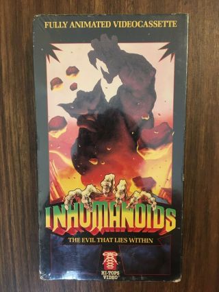 Inhumanoids: The Evil That Lies Within - Rare Oop Vhs Hasbro Animation