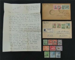 Nystamps British Southern Rhodesia Stamp Early Fdc Cover Rare