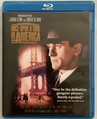 Once Upon A Time In America Blu Ray Very Rare Oop World Wide Buyit