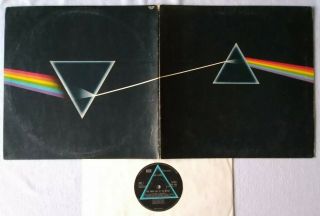 Rare Prog Psych Rock Pink Floyd Dark Side Of The Moon Harvest Shvl804 1973 A3/b3