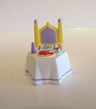 1991 Vintage Polly Pocket " Dinnertime Ring And Case " Table Top Replacement