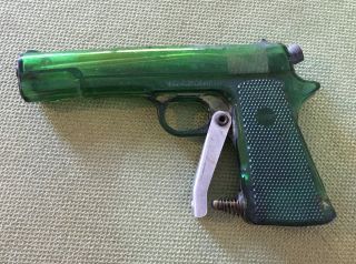 Vintage Arpin 75 Special Rapid Fire Plastic Water Pistol Rare Green 5.  5”