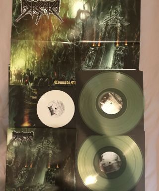 Disma Towards The Megalith Org Vinyl Dlp,  Poster,  7’ Rare Death Metal Morbid Angel