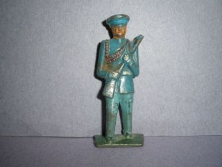 Barclay,  Manoil,  Grey Iron Antique Toy Soldier Early U.  S.  Marine (g39)