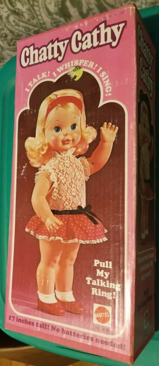 Vintage Mattel Chatty Cathy Doll Polka Dot Dress