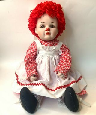 Marie Osmond Vintage Mopsy 19 " Porcelain Doll 1994 Limited Edition 2728/5000