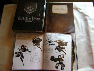 Attack On Titan Season 2 Autographed Limited Edition Funimation Exclusive Rare