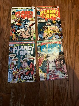 Planet Of The Apes Marvel Comics 2,  3,  4 And 11 Rare Vintage Curtis Classics ☆