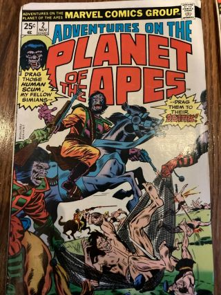 PLANET of the APES Marvel Comics 2,  3,  4 and 11 Rare VINTAGE CURTIS Classics ☆ 2
