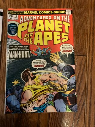 PLANET of the APES Marvel Comics 2,  3,  4 and 11 Rare VINTAGE CURTIS Classics ☆ 3