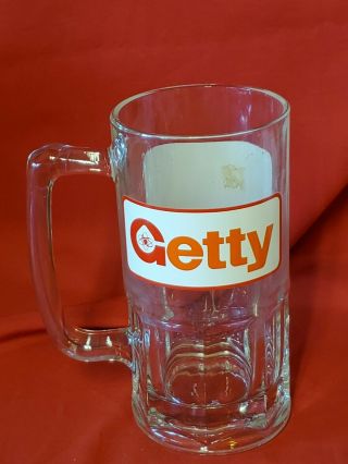 RARE VINTAGE LARGE Getty Oil Company 8 