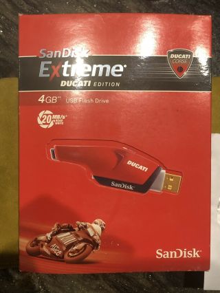 Ducati Sandisk Extreme USB Flash Drive Rare 3