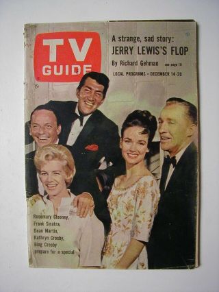 Oregon Dec 14 1963 Tv Guide Dean Martin Frank Sinatra Bing Crosby Outer Limits