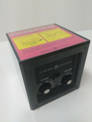 Vintage 1970s General Electric Ge Soundscene Photo Box Picture Radio Rare Am/fm