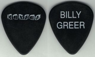 Kansas - Very Rare Old Tour Guitar Pick - - Billy Greer