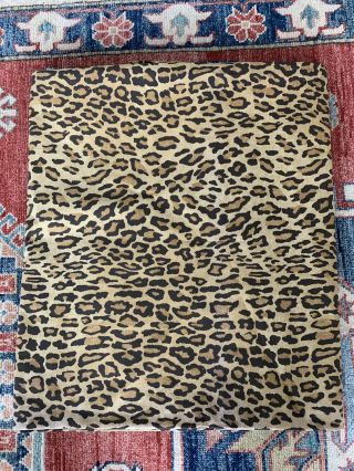 Rare Ralph Lauren Aragon Leopard Queen Flat Sheet Guinevere Galahad Medieval