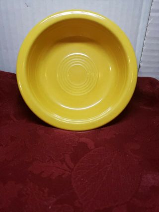 Vintage Antique Rare Fiesta Desert Bowl Bright Yellow 51/2 In Homer Laughlin