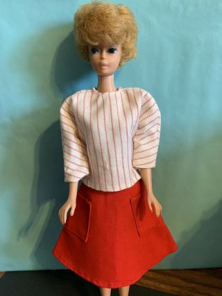 Vintage Barbie Clothing 1960’s Red Skirt & Matching Top Minty