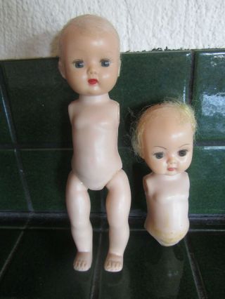 2 Vintage Muffie Dolls - Slw - Early 1950 