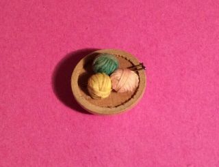 Vintage Bowl Of Yarn,  Barbie Pink Knitting Pretty,  Skipper School Days Ec,