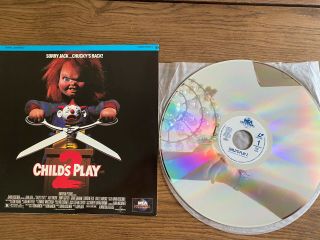 Child’s Play 2 Laserdisc Ld Rare Sorry Jack Chucky’s Back 1990