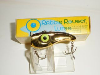 Vintage " Rabble Rouser " Fishing Lure By Doug Parker W/box