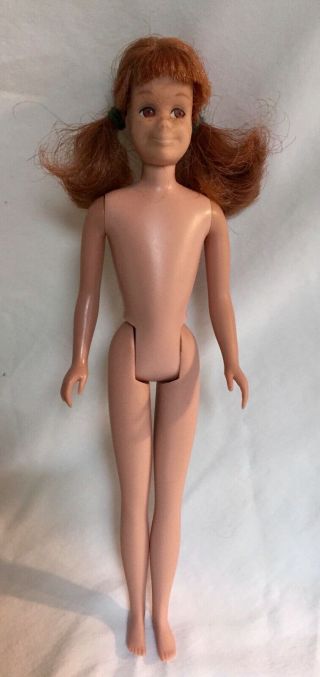 Barbie/barbie Family Vintage Straight Leg Red Head Scooter/skipper 1960 