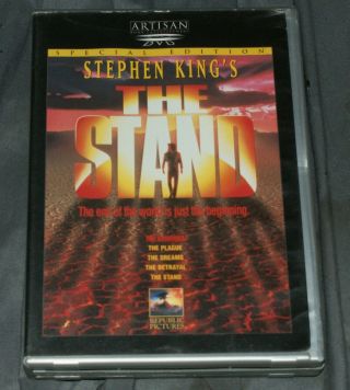 The Stand (dvd,  1999,  2 - Disc Set,  Special Edition) Rare Horror Stephen King Cult