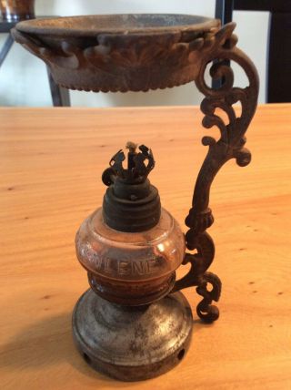 Antique Vapo Cresoline Oil Lamp Cure All Medical Device Miniature 1