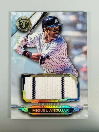 Miguel Andujar 2019 Topps Triple Threads Game Worn Patch /36 Sp Ssp Rare $$$