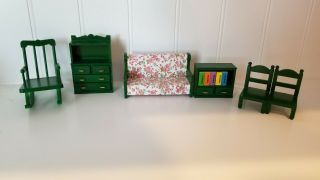 Maple Town (calico Critters/sylvanian Families) Living Room Furniture