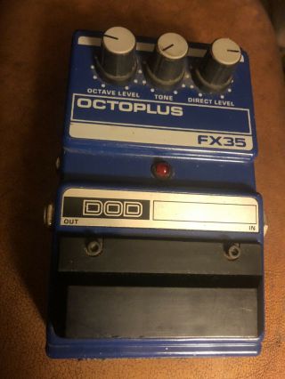 Rare Vintage Dod Octoplus Fx35